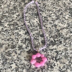 NWOT Urban Outfitters floral rope twist necklace